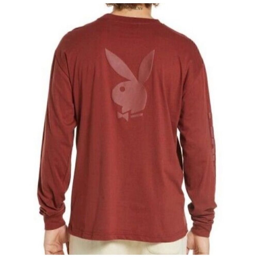 PacSun Playboy Nuance Puffy Logo Crewneck T-Shirt